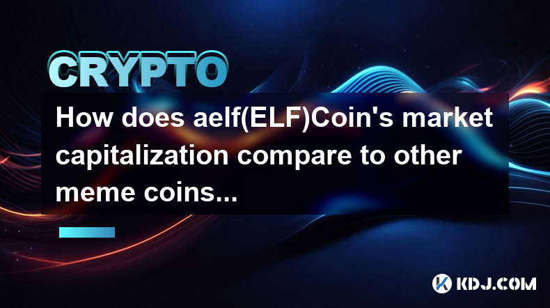 How does aelf（ELF）Coin's market capitalization compare to other meme coins?