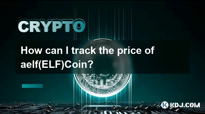 How can I track the price of aelf（ELF）Coin?