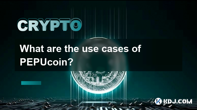 What are the use cases of PEPUcoin?