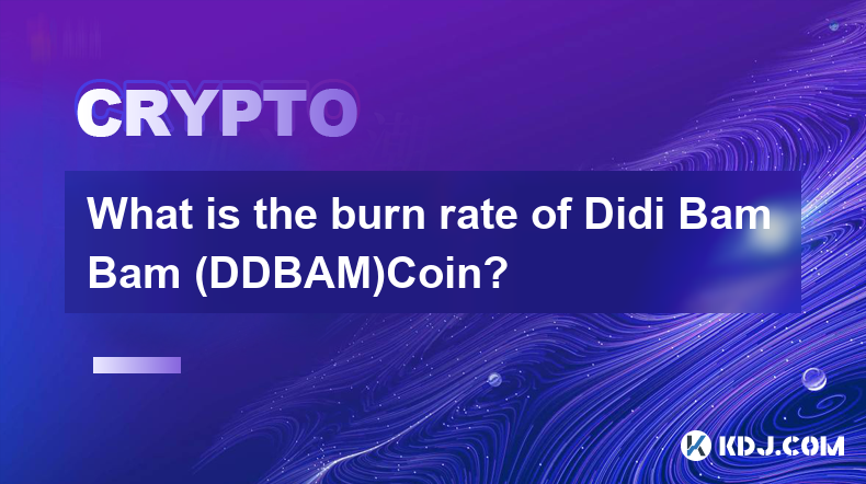 Didi Bam Bam (DDBAM)Coin の燃焼速度はどのくらいですか?