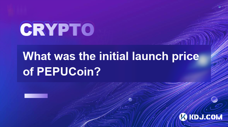 What was the initial launch price of PEPUCoin?