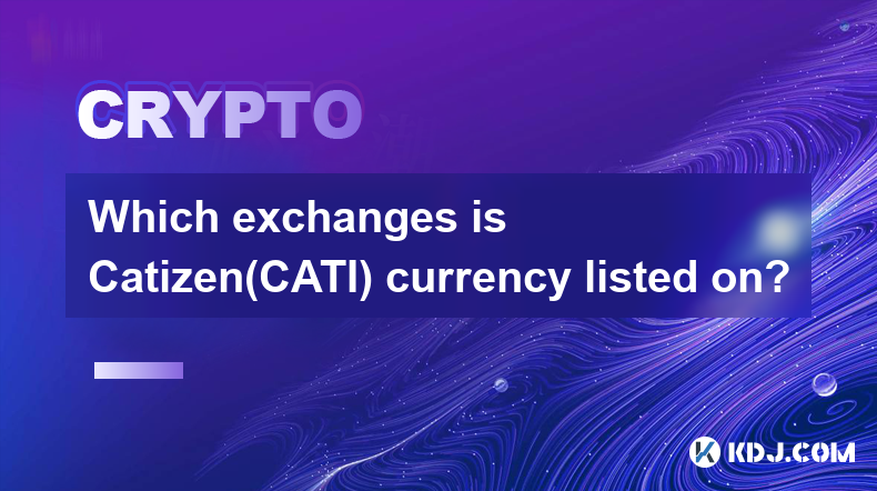 Catizen(CATI) 貨幣在哪些交易所上市？