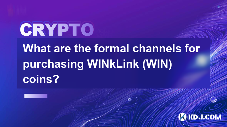 购买WINkLink（WIN）币的正规渠道有哪些？