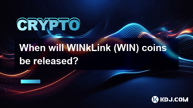 WINkLink(WIN) 코인은 언제 출시되나요?