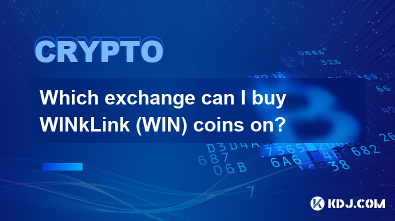 Which exchange can I buy WINkLink (WIN) coins on?