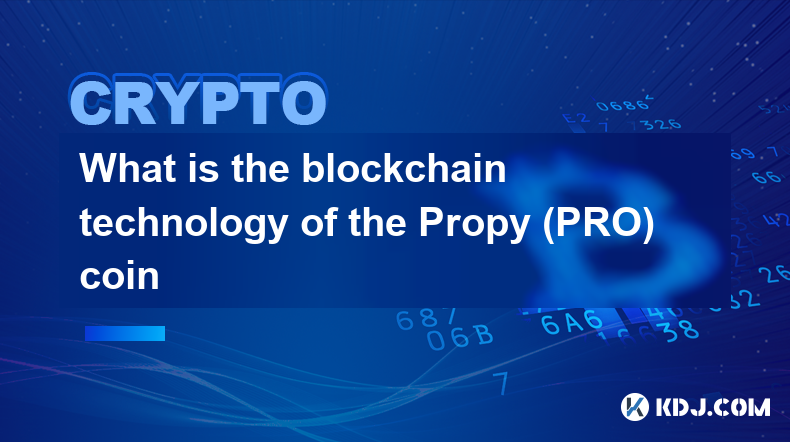 Quelle est la technologie blockchain de la pièce Propy (PRO)