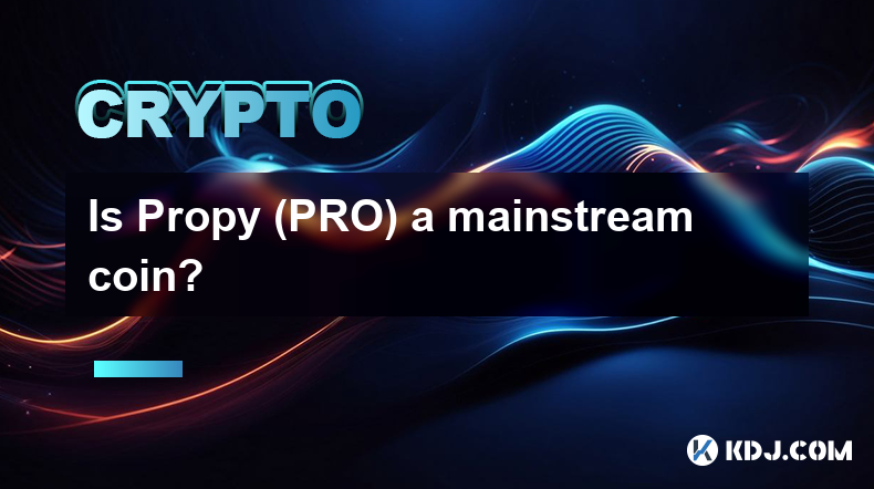 Is Propy (PRO) a mainstream coin?