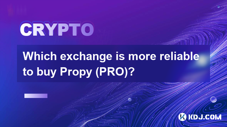 Propy(PRO)를 구매하는 데 어느 거래소가 더 안정적인가요?