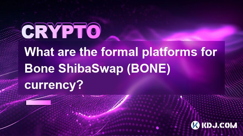 What are the formal platforms for Bone ShibaSwap (BONE) currency?