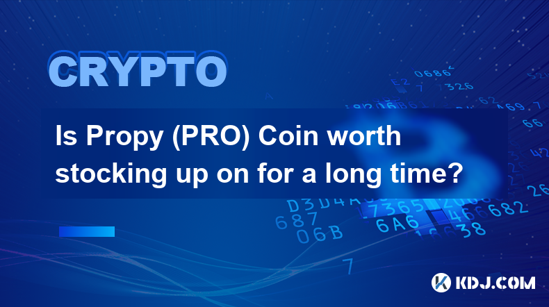 Le Propy (PRO) Coin vaut-il la peine d’être stocké pendant longtemps ?