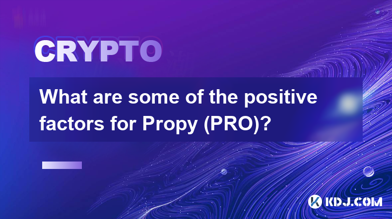 Propy (PRO) 有哪些积极因素？