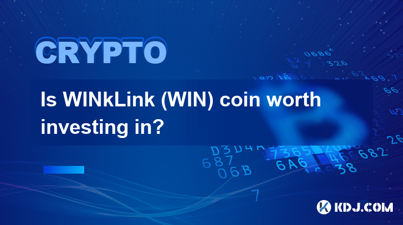 Is WINkLink (WIN) coin worth investing in?