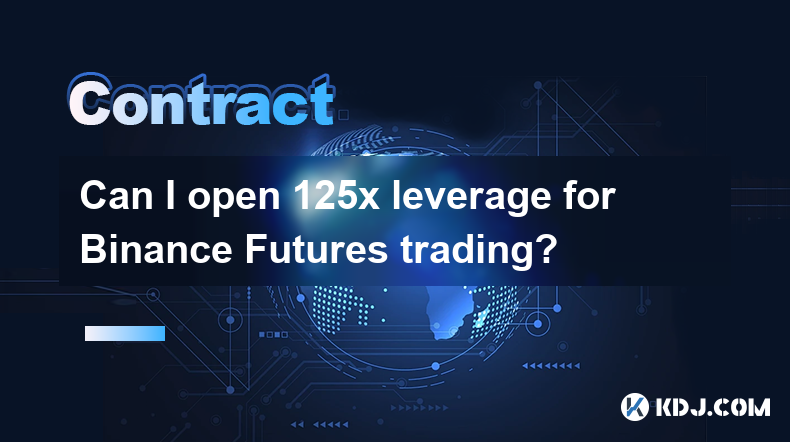 Puis-je ouvrir un effet de levier de 125x pour le trading de Binance Futures ?