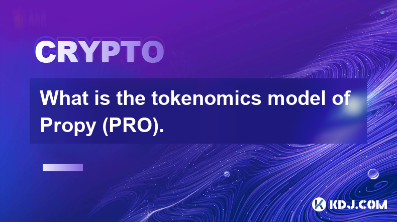 Quel est le modèle tokenomique de Propy (PRO).