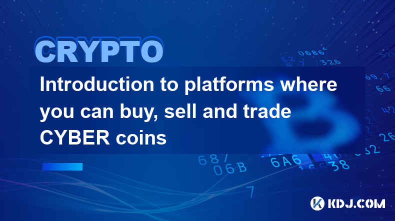 Introduction to platforms where you can buy, sell and trade CYBER coins