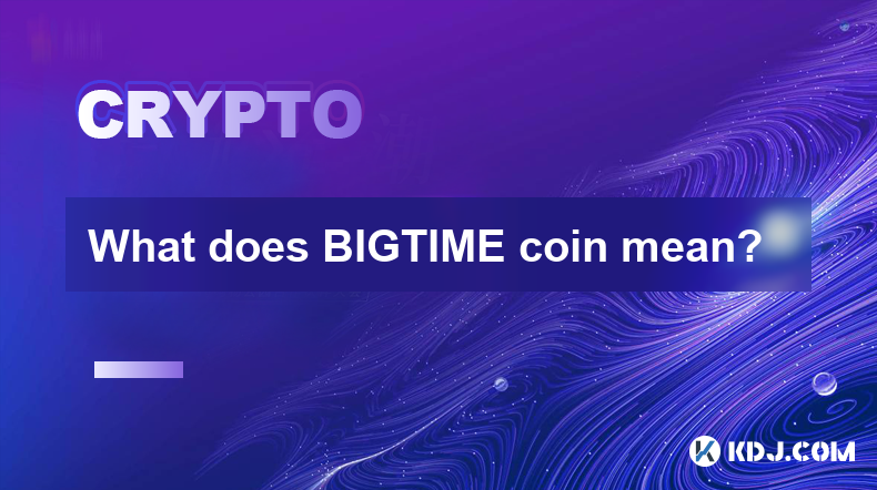 BIGTIME 硬币是什么意思？