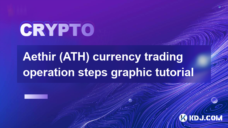 Grafisches Tutorial mit den Schritten zum Devisenhandel mit Aethir (ATH).