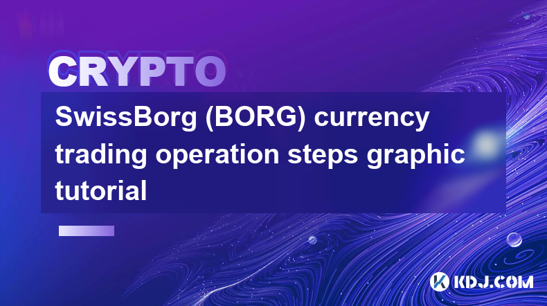 Tutoriel graphique des étapes de l'opération de trading de devises SwissBorg (BORG)