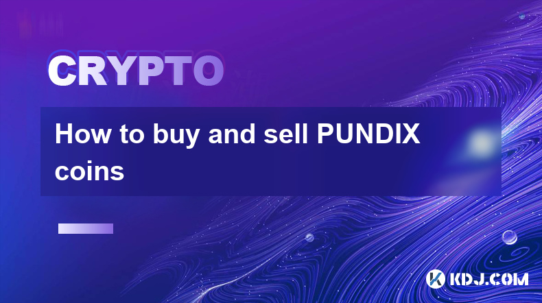 PUNDIXコインの売買方法