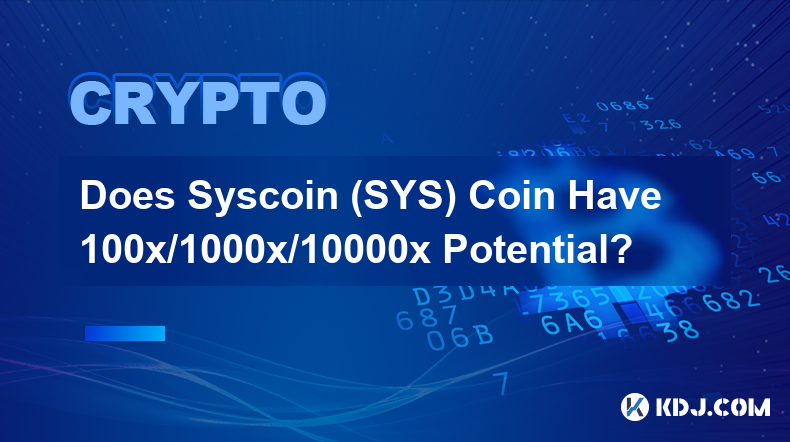 Syscoin (SYS) 币有 100x/1000x/10000x 的潜力吗？