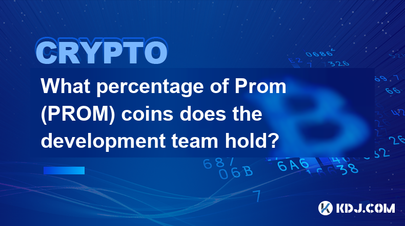 开发团队持有 Prom (PROM) 币的比例是多少？