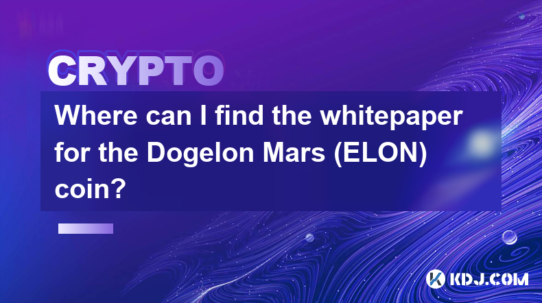 在哪裡可以找到 Dogelon Mars (ELON) 硬幣的白皮書？