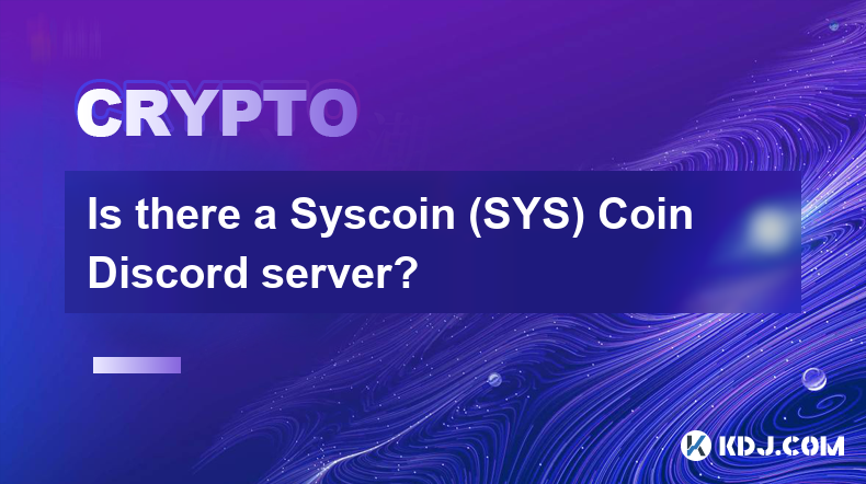 Is there a Syscoin (SYS) Coin Discord server?