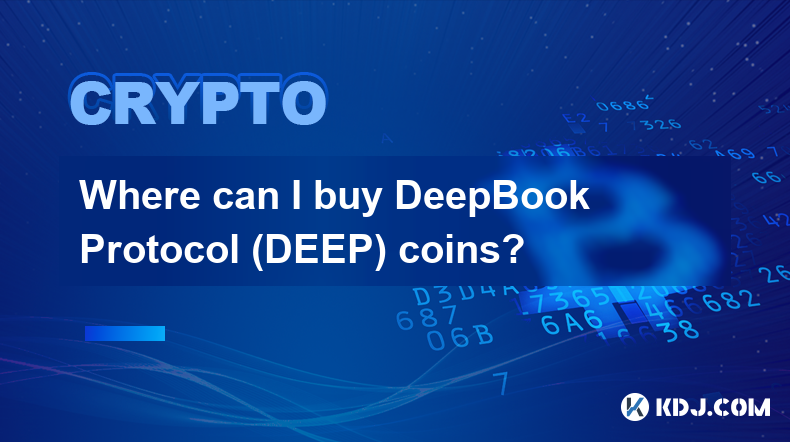 DeepBook Protocol(DEEP) 코인은 어디서 구입할 수 있나요?