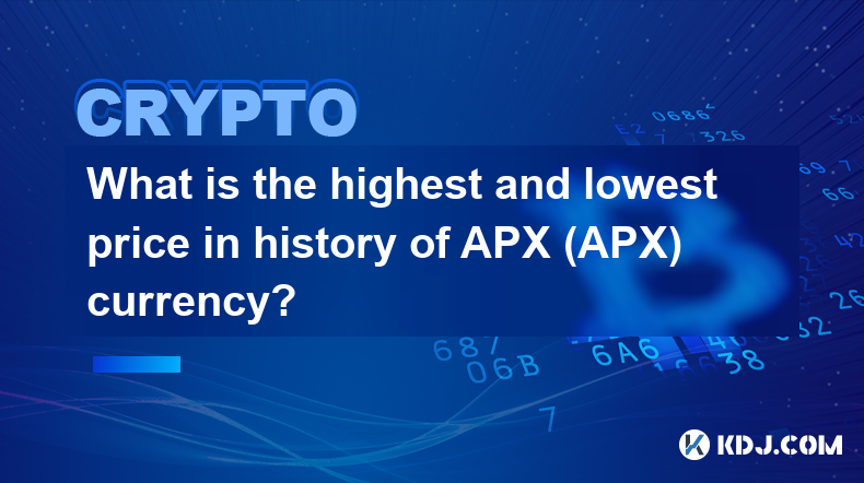 What is the highest and lowest price in history of APX (APX) currency?