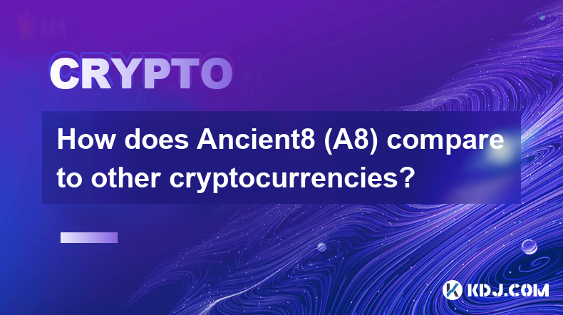 How does Ancient8 (A8) compare to other cryptocurrencies?