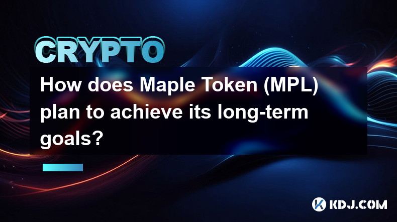 Maple Token (MPL) 計劃如何實現其長期目標？