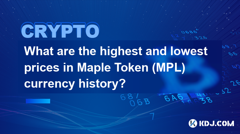 What are the highest and lowest prices in Maple Token (MPL) currency history?