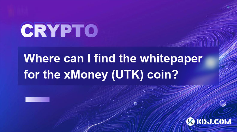 在哪裡可以找到 xMoney (UTK) 硬幣的白皮書？