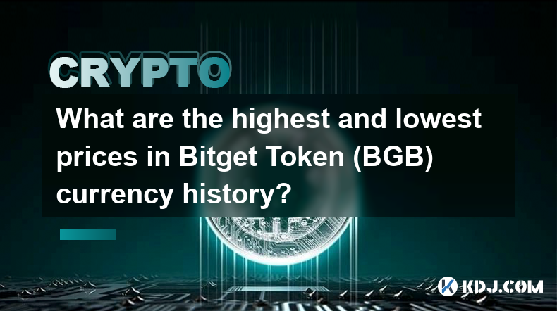 Was sind die höchsten und niedrigsten Preise in der Währungsgeschichte des Bitget Token (BGB)?