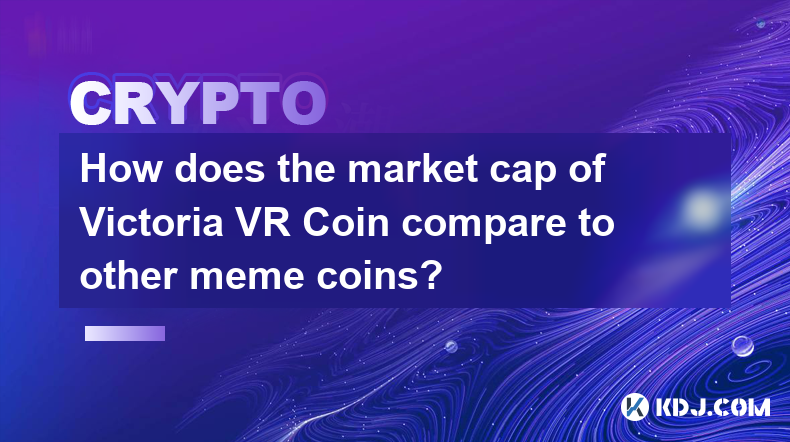 Comment la capitalisation boursière de Victoria VR Coin se compare-t-elle à celle des autres pièces meme ?