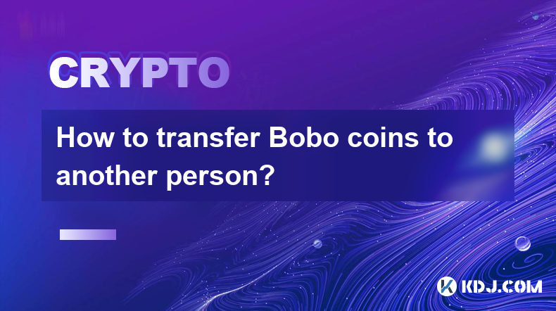 How to transfer Bobo coins to another person?