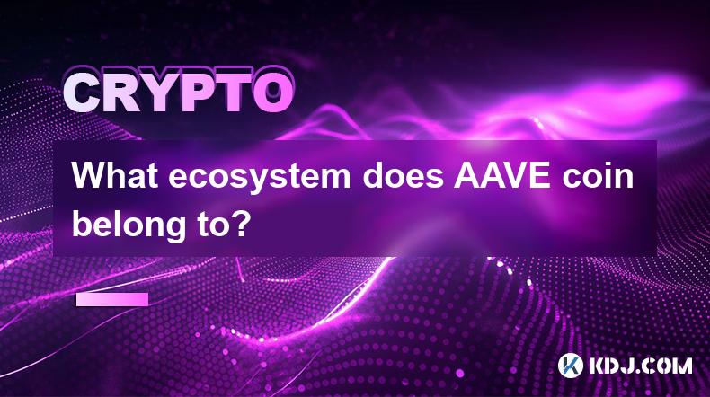 What ecosystem does AAVE coin belong to?