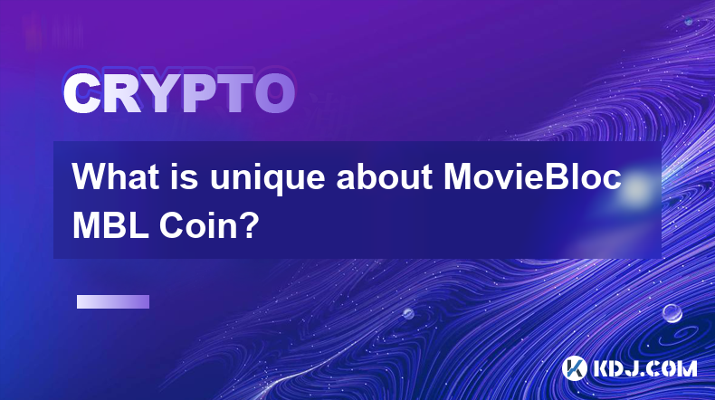 What is unique about MovieBloc MBL Coin?