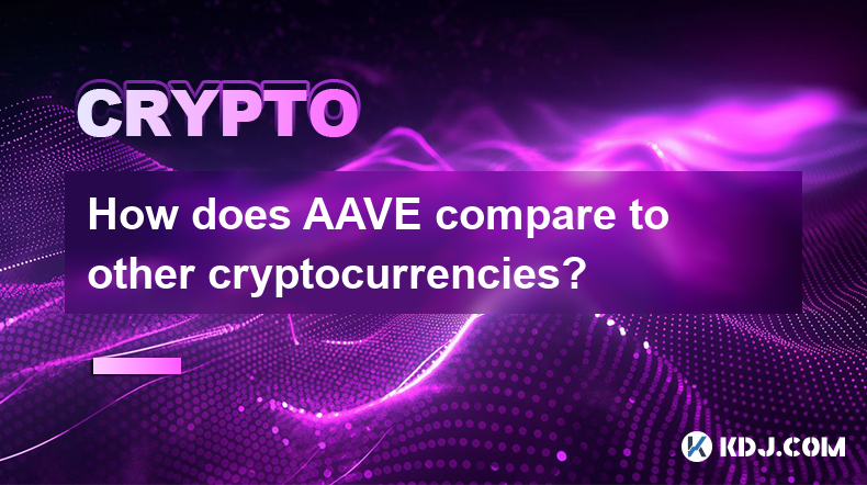 How does AAVE compare to other cryptocurrencies?