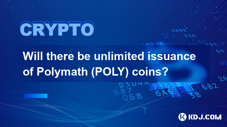 Will there be unlimited issuance of Polymath (POLY) coins?