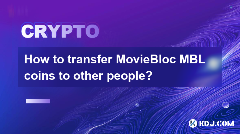 How to transfer MovieBloc MBL coins to other people?