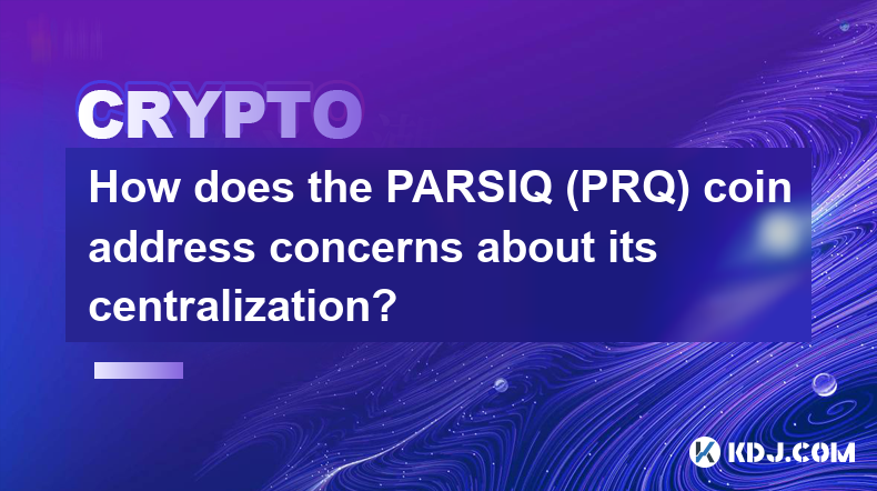 PARSIQ (PRQ) コインは中央集権化に関する懸念にどのように対処しますか?