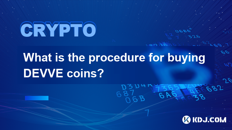 What is the procedure for buying DEVVE coins?