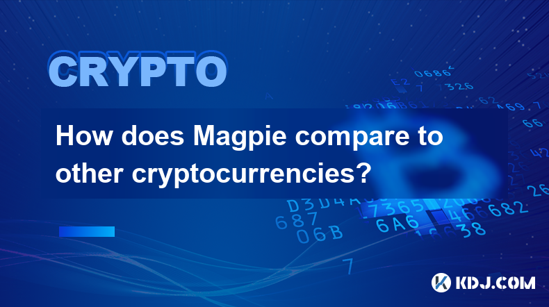 How does Magpie compare to other cryptocurrencies?