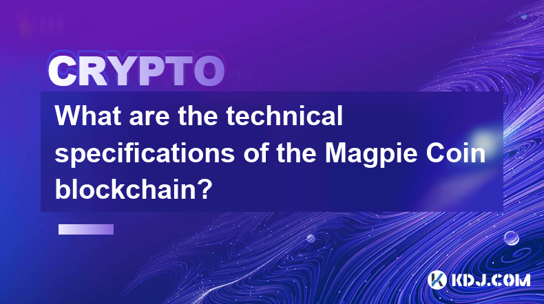 What are the technical specifications of the Magpie Coin blockchain?