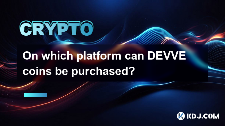 On which platform can DEVVE coins be purchased?