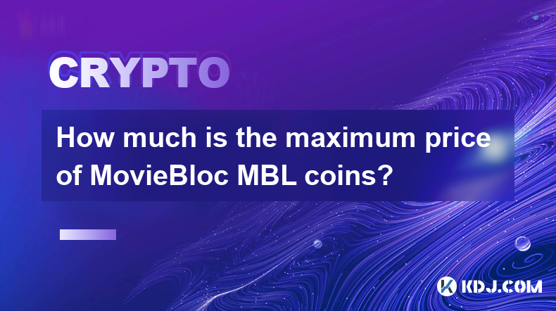 How much is the maximum price of MovieBloc MBL coins?