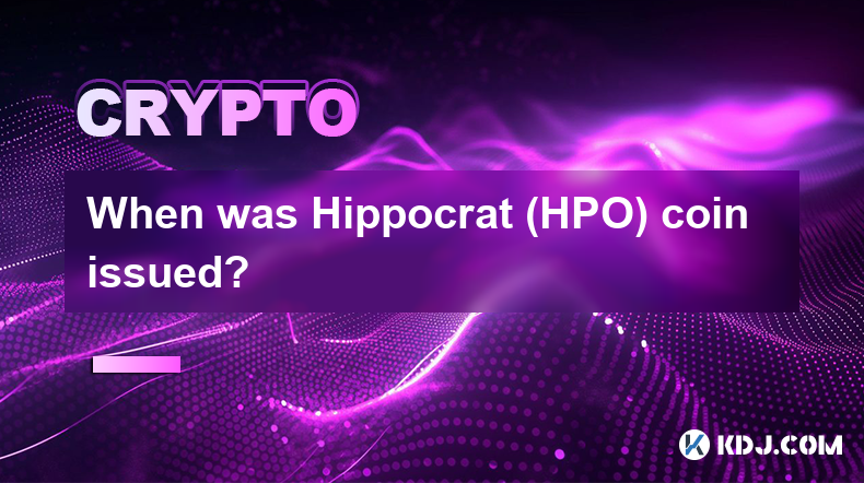 When was Hippocrat (HPO) coin issued?