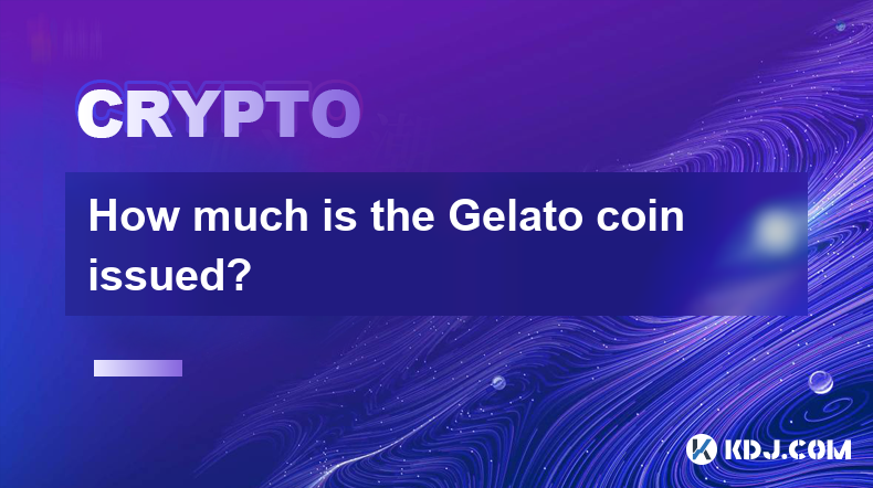 How much is the Gelato coin issued?