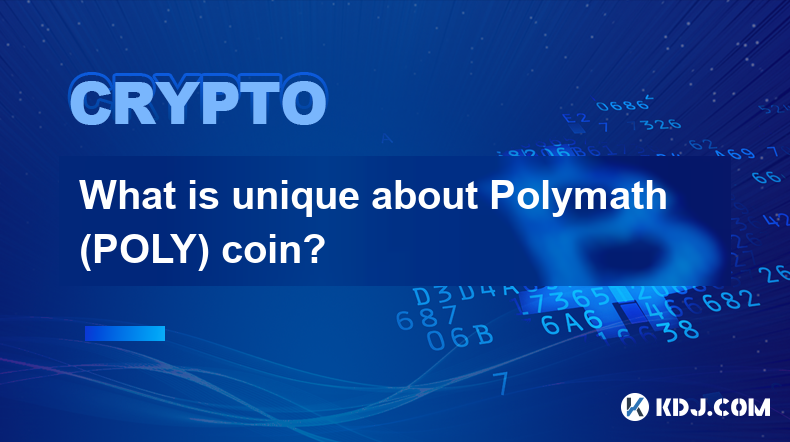 What is unique about Polymath (POLY) coin?